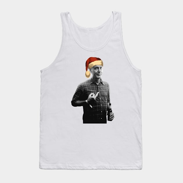 Anthony Bourdain Christmas Party Tank Top by raykut